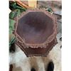 Image 1 : Two-Tier Ornate Wood Accent Table