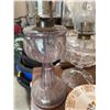 Image 3 : Two Glass Oil Lamps with Chimneys