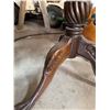 Image 6 : Carved Wooden Tri-Foot Pedestal Table