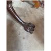 Image 8 : Carved Wooden Tri-Foot Pedestal Table