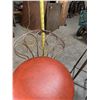 Image 3 : Metal Vanity Chair With Red Vinyl Seat