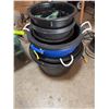 Image 1 : Stacked Plastic Utility Tubs, Set of 6