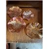 Image 3 : 4 Iridescent Pressed Glass Bowls