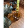 Image 14 : Carnival Glass Bowl and Tableware Lot