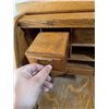 Image 5 : Oak Roll Top Desk with Multiple Drawers