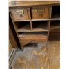 Image 6 : Oak Roll Top Desk with Multiple Drawers