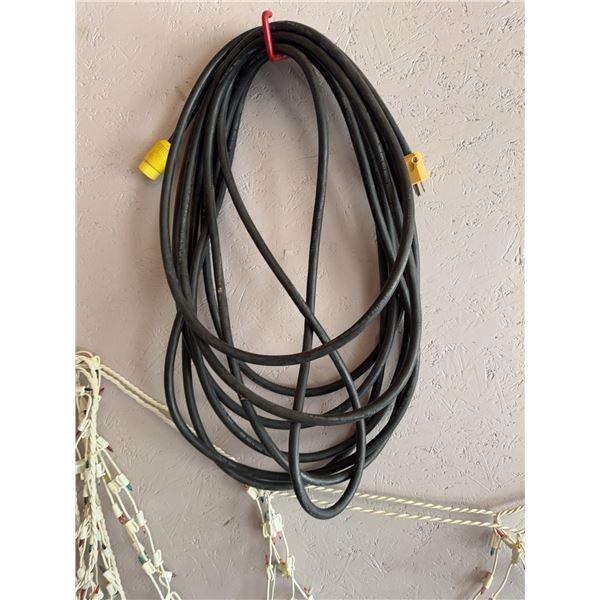 Heavy Duty Black Extension Cord