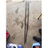 Image 1 : 3 Antique Metal Fence Posts