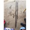 Image 2 : 3 Antique Metal Fence Posts