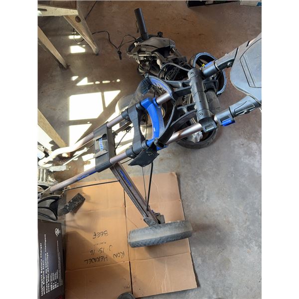FUSE Golf Push Cart with Three Wheels