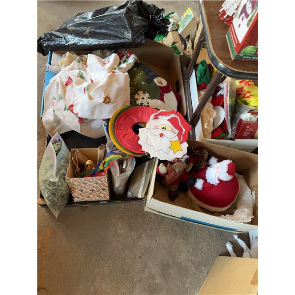 Large Assortment of Christmas Decorations
