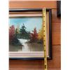 Image 2 : Framed Landscape Oil Painting Signed EWILD