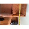 Image 3 : Three-Piece Upholstered Wood Sofa Set