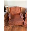 Image 5 : Three-Piece Upholstered Wood Sofa Set