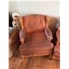 Image 6 : Three-Piece Upholstered Wood Sofa Set