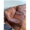 Image 8 : Three-Piece Upholstered Wood Sofa Set