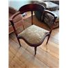 Image 1 : Wooden Armchair with Upholstered Seat
