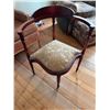 Image 2 : Wooden Armchair with Upholstered Seat