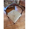 Image 3 : Wooden Chair with Curved Back and Upholstered