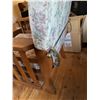 Image 7 : Oak Armchair With Floral Upholstery