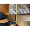 Image 9 : Oak Armchair With Floral Upholstery