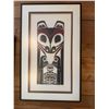 Image 1 : Framed Northwest Coast Native Print 24x16