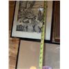 Image 7 : Framed Art Lot, Three Pieces Assorted