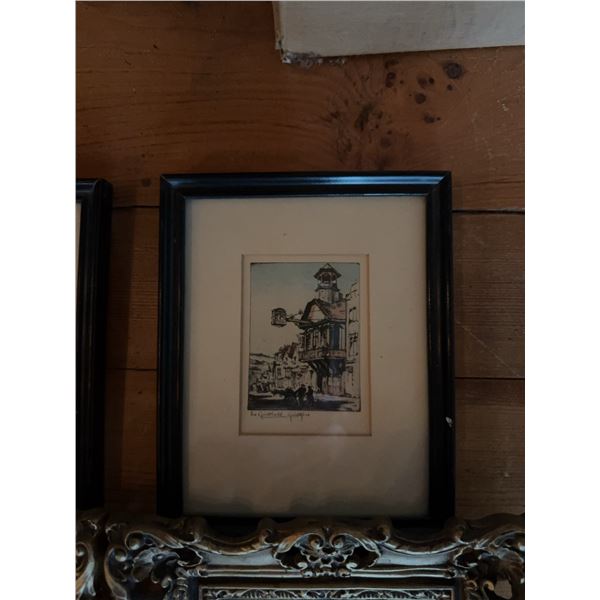 Two Framed Porcelain Plaques
