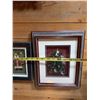 Image 6 : Framed Christmas Art Santa and Tree Set