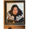 Image 2 : Portrait Painting Signed by Artist