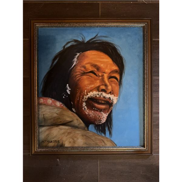 M.T. Thrasher Framed Portrait Painting