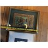 Image 13 : Three Framed Artworks: Elephant and Sc