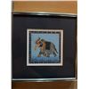 Image 6 : Three Framed Artworks: Elephant and Sc
