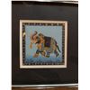 Image 9 : Three Framed Artworks: Elephant and Sc