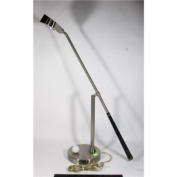 VINTAGE GOLD CLUB LAMP