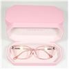 Image 1 : BEAUTIFUL SWAROVSKI GLASSES IN PINK CASE + BOX