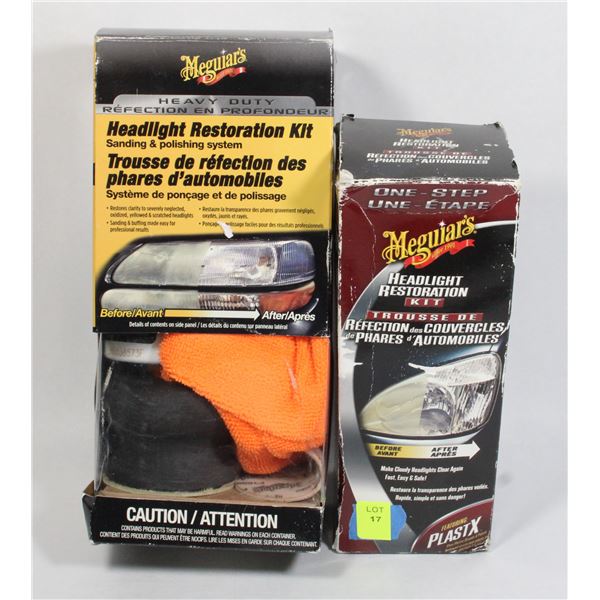 HEADLIGHT RESTORATION KITS