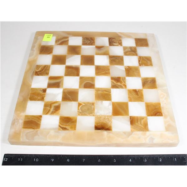11.5X11.5 VINTAGE CHESS/ CHECKERBOARD