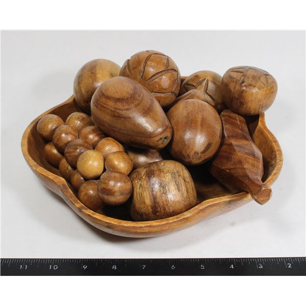 AKLE - PHILIPPINE WOOD FRUIT BASKET
