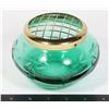 Image 1 : EMERALD GREEN MCM FLOWER FROG