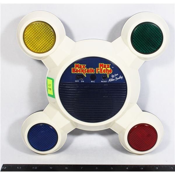 MAX BACKTALK GAME