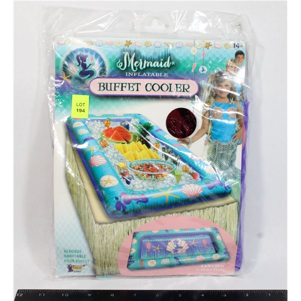 MERMAID INFLATABLE BUFFET COOLER
