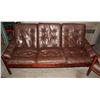 Image 3 : 3 PIECE RETRO BROWN, WELL LOVED FURNITURE SET