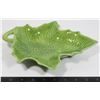 Image 1 : GREEN LEAF TRINKET DISH OR CANDY DISH