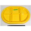 Image 1 : VINTAGE 1980 - POSTMODERN TRAY WITH 6 REMOVABLE SECTIONS