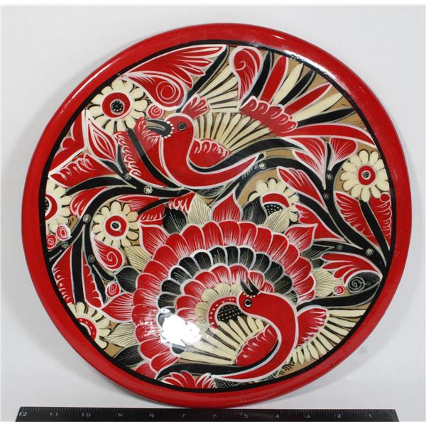 DECORATIVE TERRACOTTA CHARGER PLATE