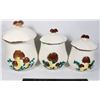 Image 1 : ARNEL MOLD MUSHROOM KITCHEN CANISTERS
