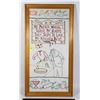 Image 1 : VINTAGE CROSS STITCH PICTURE