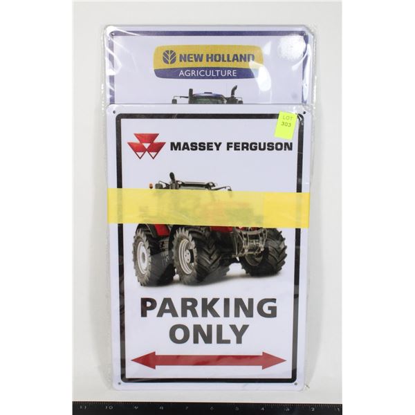 2X TIN SIGNS