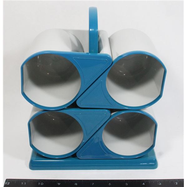 STACKABLE COFFEE MUGS WITH STAND
